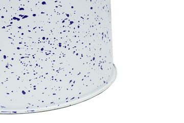 Last σκαμπό Ø32x44 cm - White-blue splatter - Hem