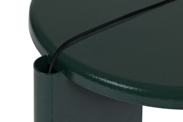 Lolly τραπεζάκι 56 cm - Black green gloss - Hem