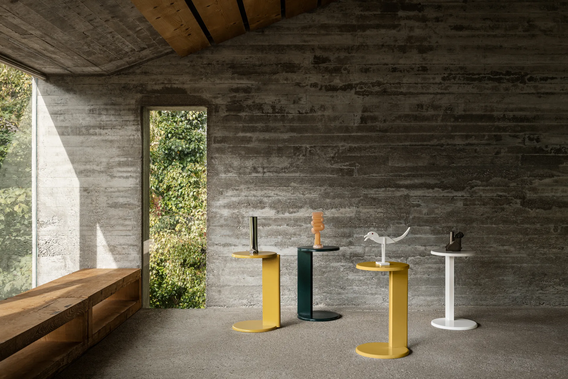 Lolly τραπεζάκι 56 cm, Black grey matte Hem