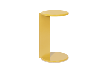 Lolly τραπεζάκι 56 cm - Ochre yellow gloss - Hem