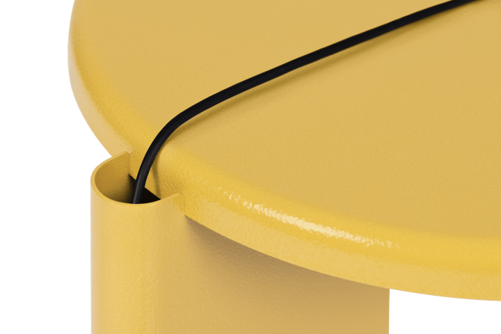 Lolly τραπεζάκι 56 cm, Ochre yellow gloss Hem