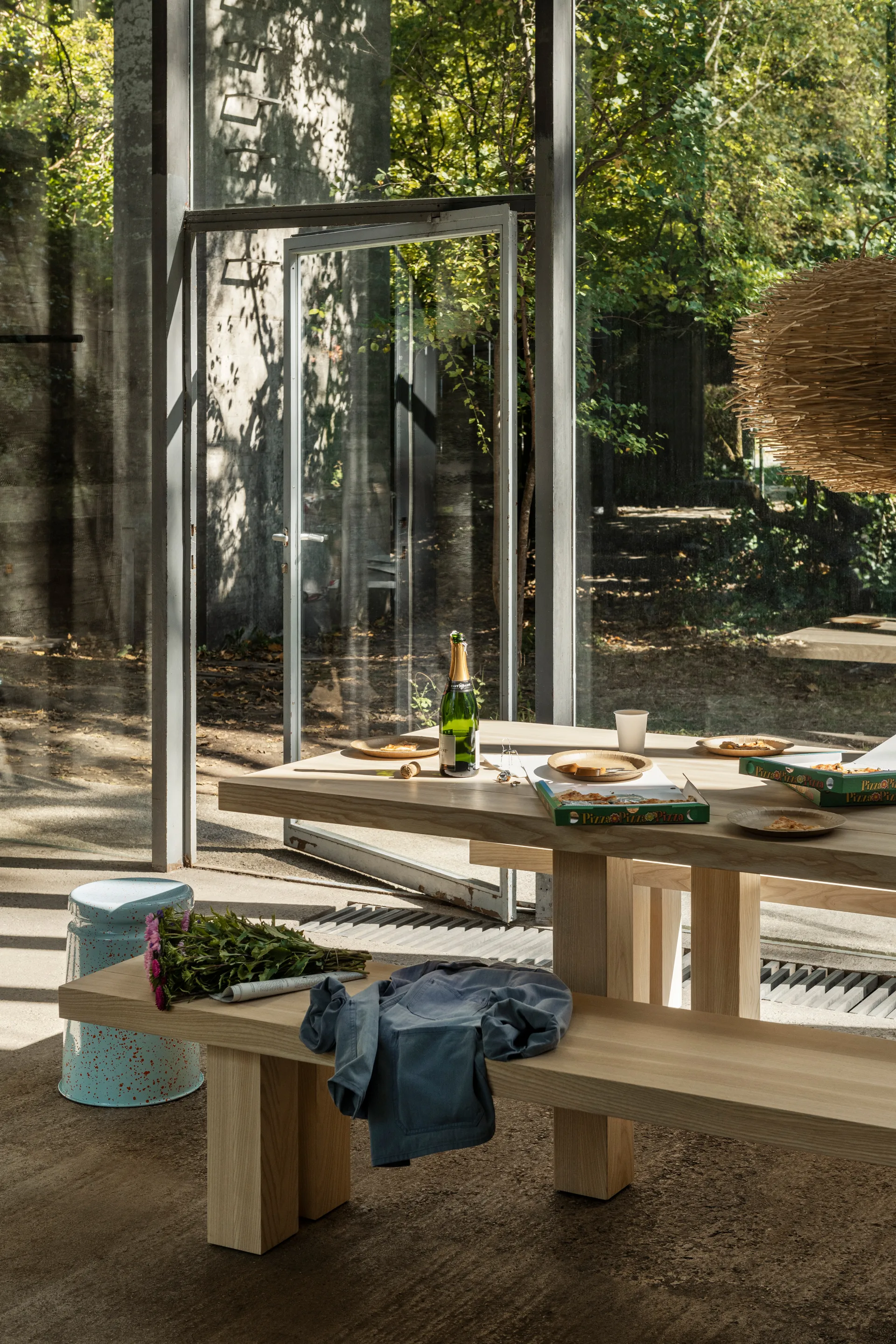 Max πάγκος 43x250 cm, Φλαμουριά Hem