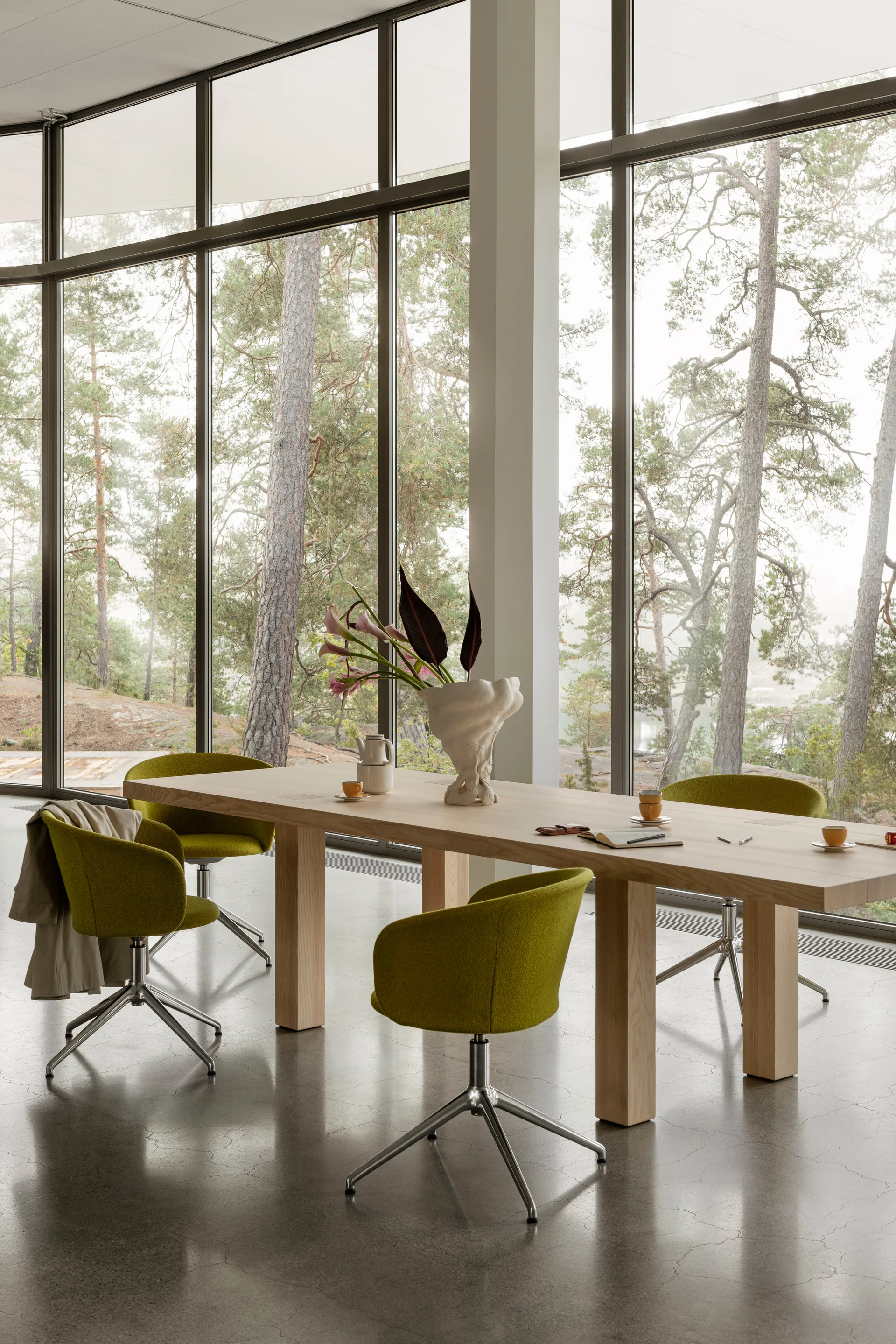 Max τραπέζι φαγητού 90x250 cm, Φλαμουριά Hem