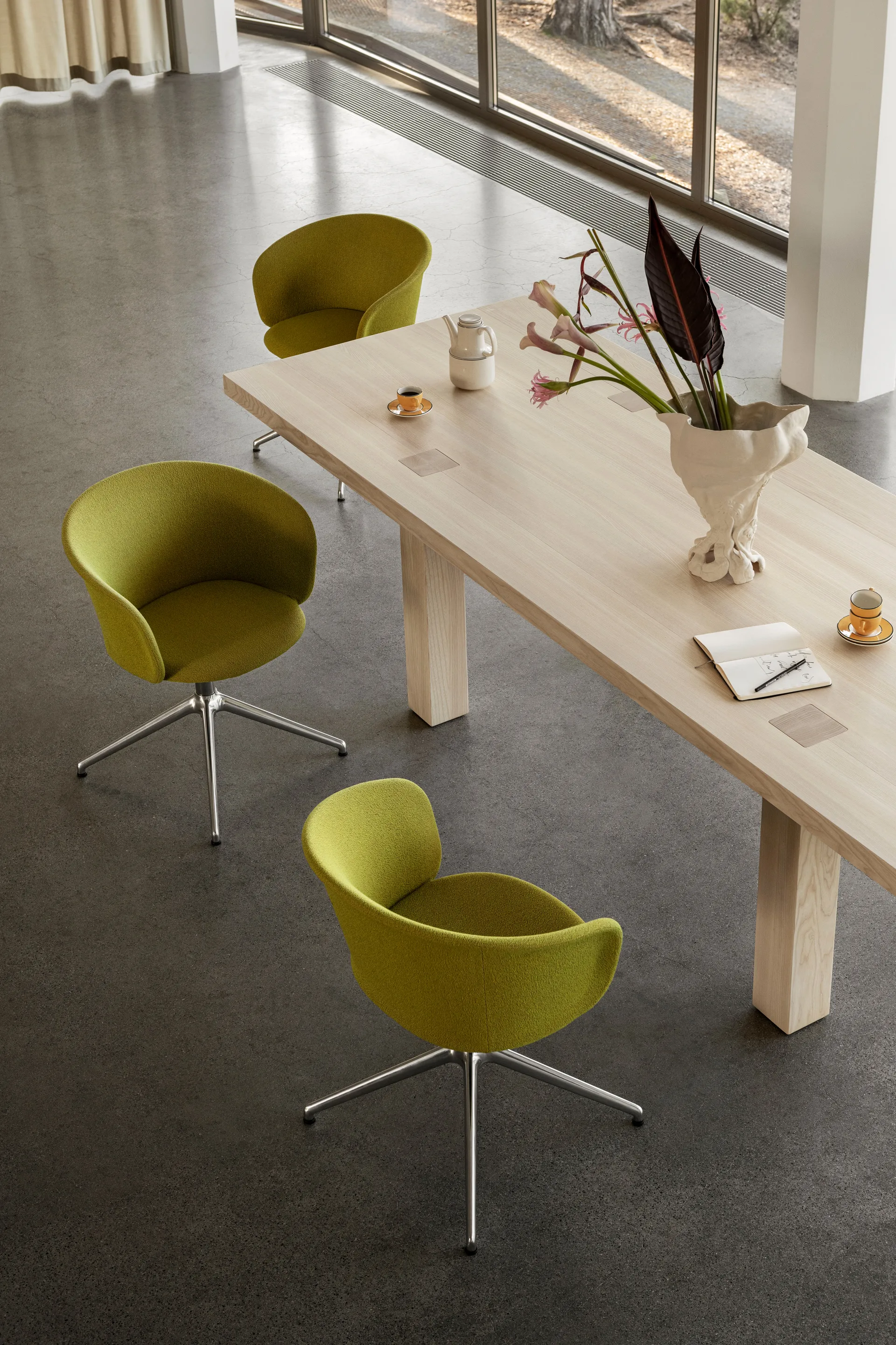 Max τραπέζι φαγητού 90x250 cm, Φλαμουριά Hem