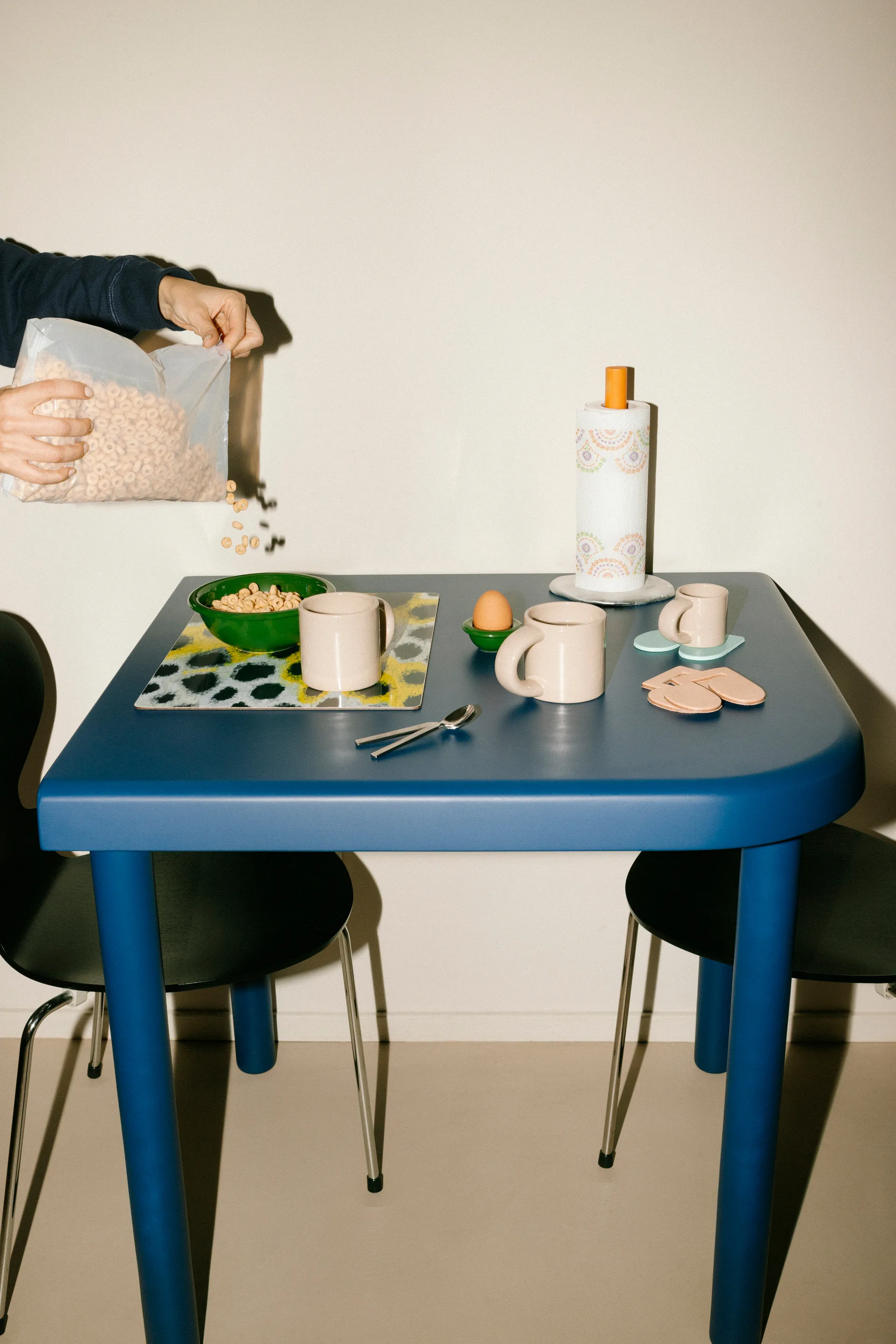 Monster σουπλά 30x40 cm 2 τεμάχια, White-yellow-black Hem