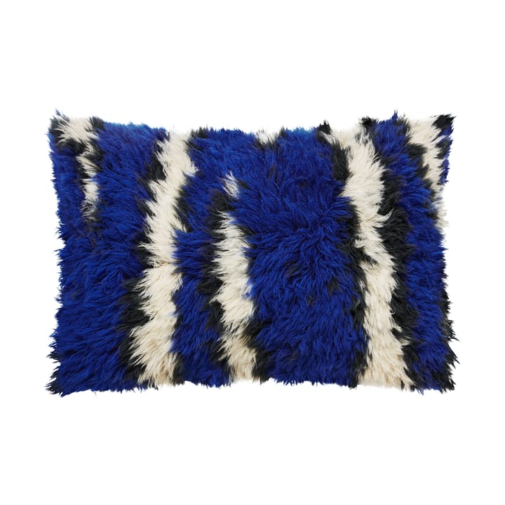 Monster μαξιλάρι Large 40x60 cm - Ultramarine blue-off white - Hem