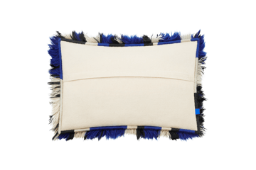 Monster μαξιλάρι Large 40x60 cm - Ultramarine blue-off white - Hem