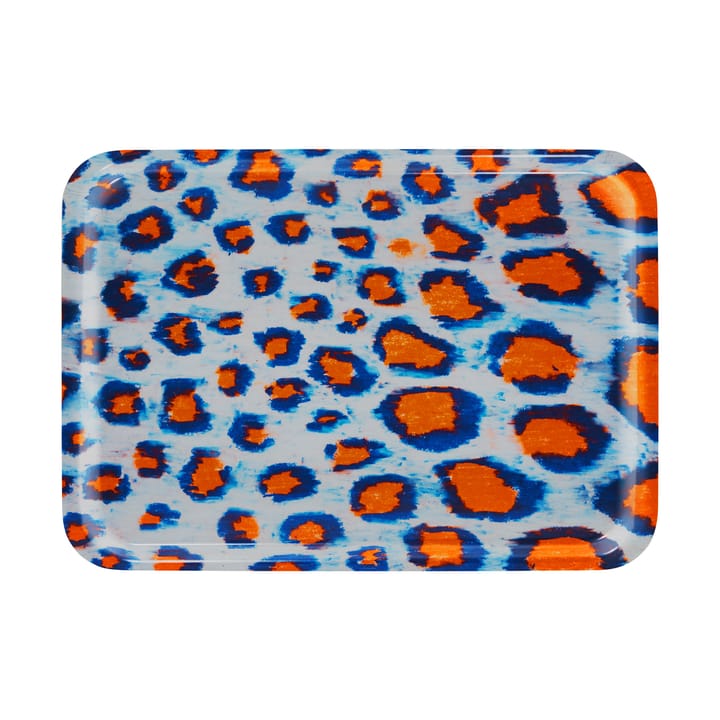Monster δίσκος Medium 37x53 cm - Coral-white-ultramarine blue - Hem