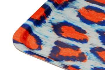 Monster δίσκος Medium 37x53 cm - Coral-white-ultramarine blue - Hem
