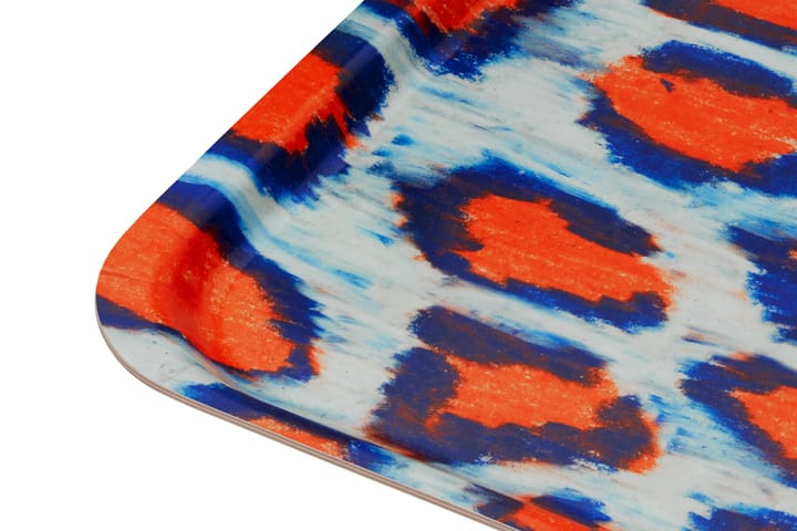 Monster δίσκος Medium 37x53 cm, Coral-white-ultramarine blue Hem