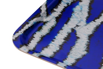 Monster δίσκος Medium 37x53 cm - Ultramarine blue-white - Hem