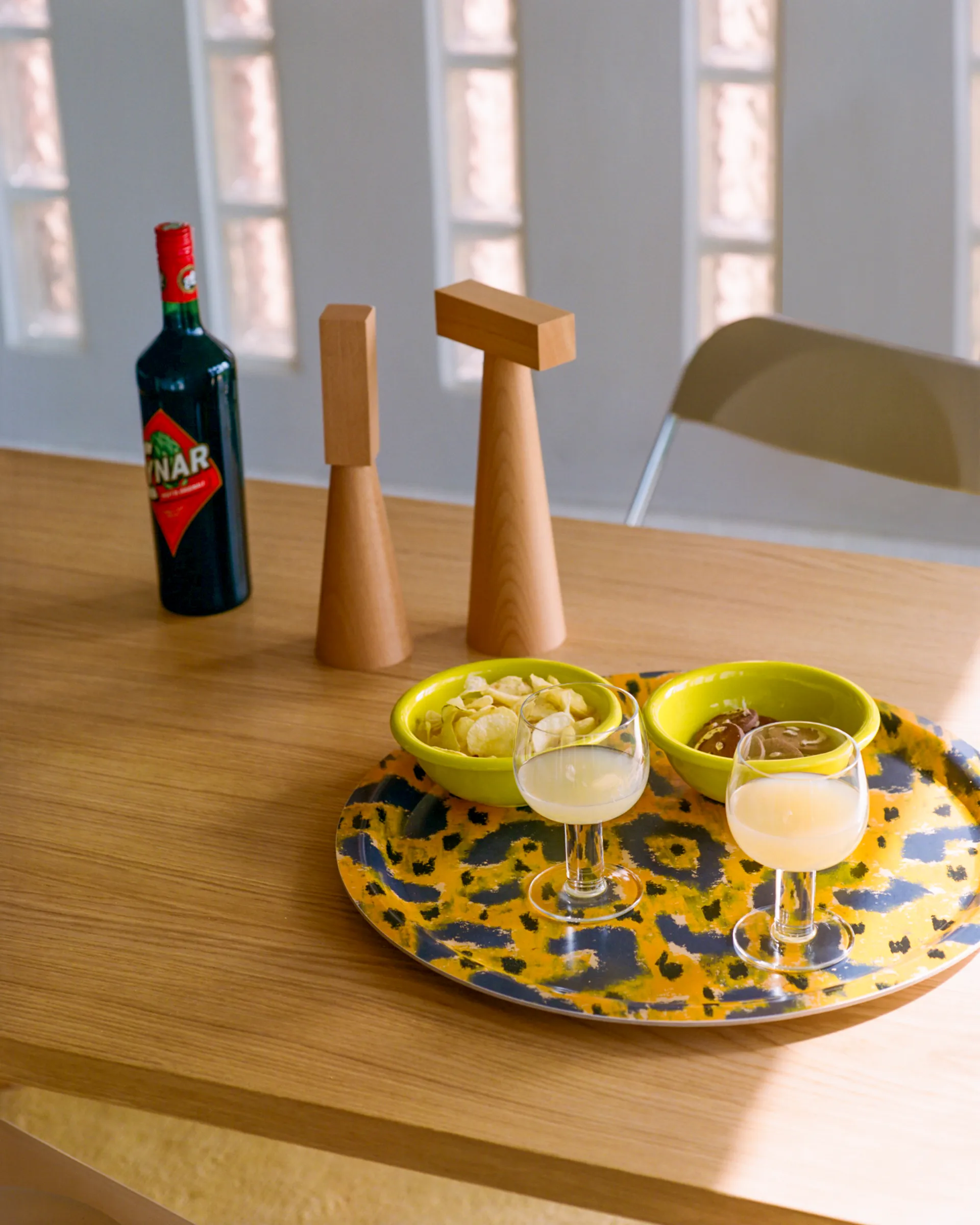 Monster δίσκος Medium Ø49 cm, Ochre yellow-grey-black Hem