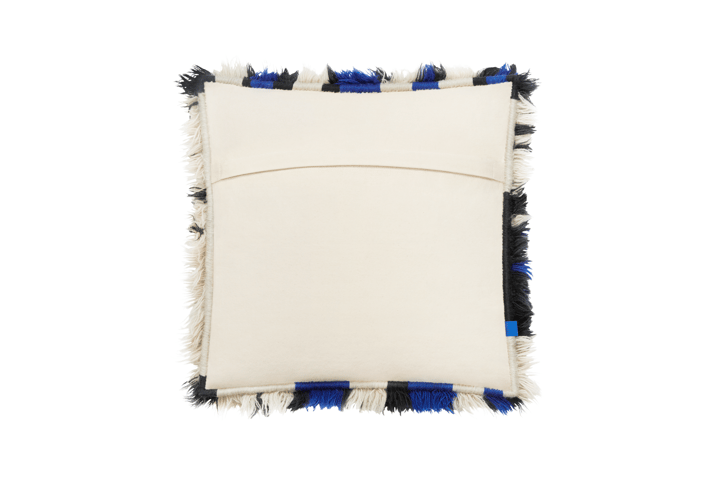 Monster μαξιλάρι Medium 50x50 cm, Ultramarine blue-off white Hem