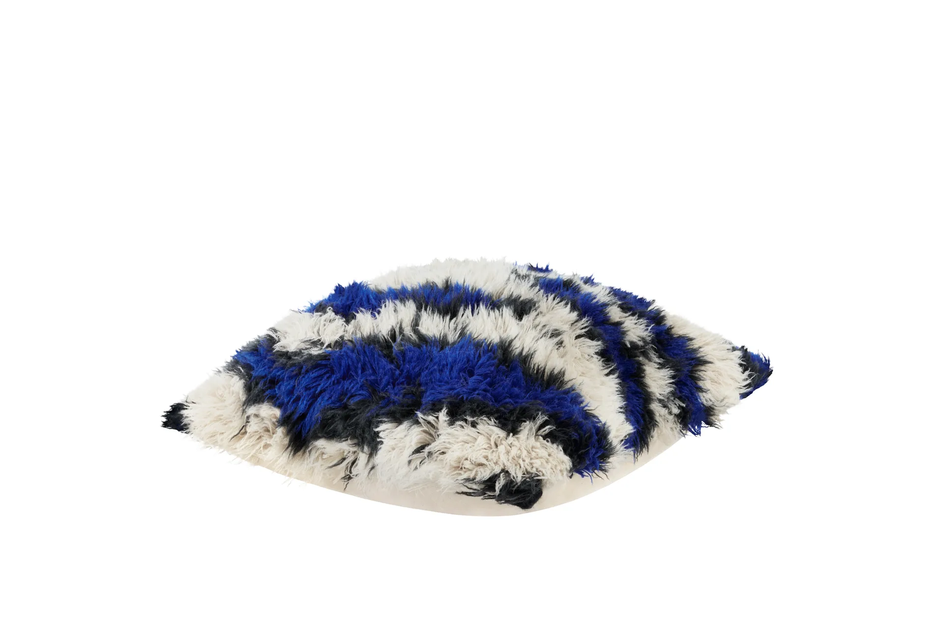 Monster μαξιλάρι Medium 50x50 cm, Ultramarine blue-off white Hem