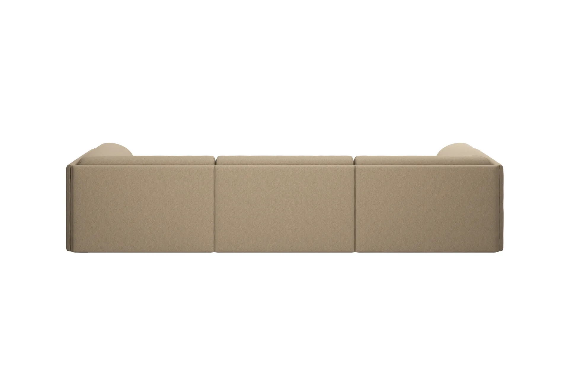 Palo Block 3-θέσιος καναπές με μπράτσα Low 295 cm, Beige Hem