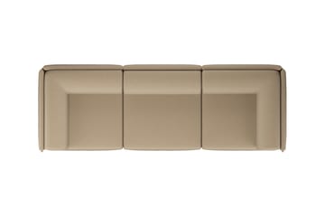 Palo Block 3-θέσιος καναπές με μπράτσα Low 295 cm - Beige - Hem