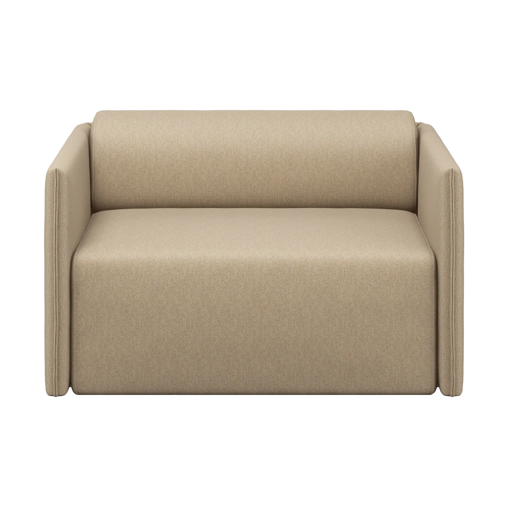 Palo Block Single-seater πολυθρόνα Low, Beige Hem