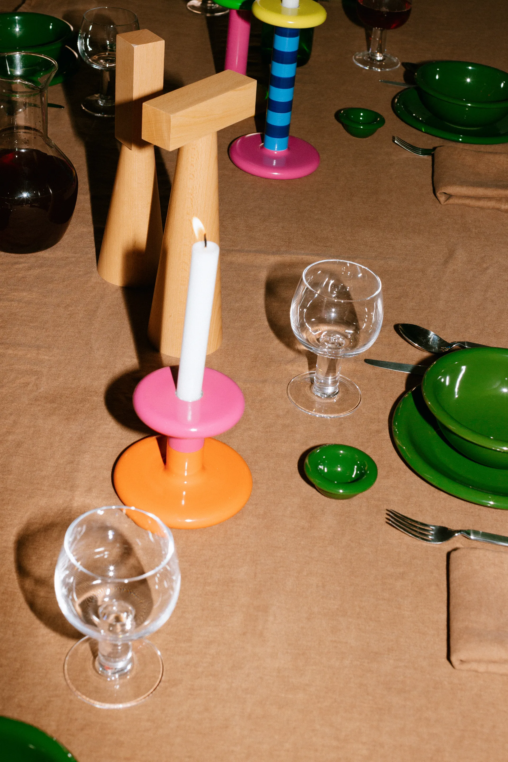 Pesa κηροπήγιο Low 11 cm, Magenta-orange Hem