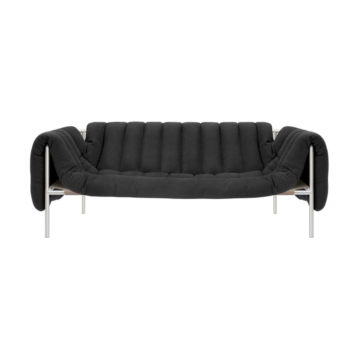 Puffy 2,5-θέσιος καναπές 205 cm - Anthracite-Ανοξείδωτο ατσάλι - Hem