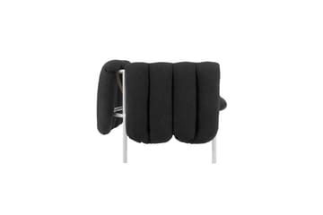 Puffy 2,5-θέσιος καναπές 205 cm - Anthracite-Ανοξείδωτο ατσάλι - Hem