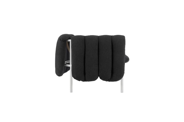 Puffy 2,5-θέσιος καναπές 205 cm, Anthracite-Ανοξείδωτο ατσάλι Hem