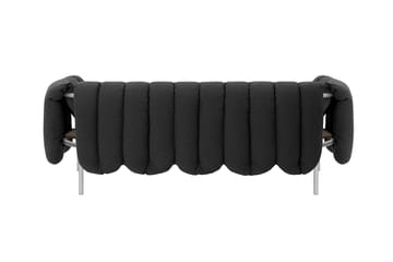 Puffy 2,5-θέσιος καναπές 205 cm - Anthracite-Ανοξείδωτο ατσάλι - Hem