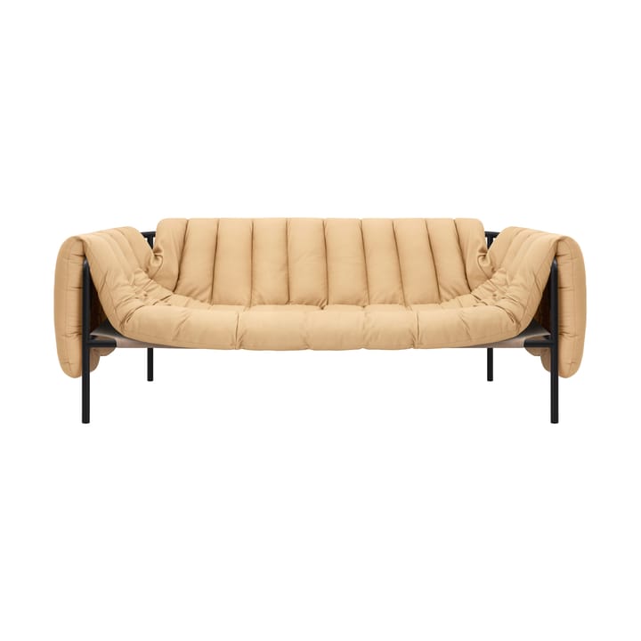 Puffy 2,5-θέσιος καναπές 205 cm - Sand leather-black grey - Hem