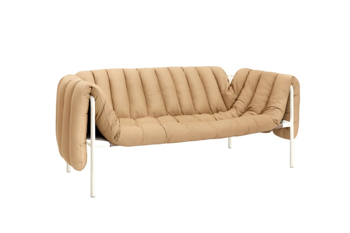 Puffy 2,5-θέσιος καναπές 205 cm, Sand leather-cream Hem