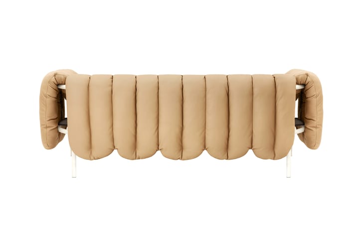Puffy 2,5-θέσιος καναπές 205 cm, Sand leather-cream Hem