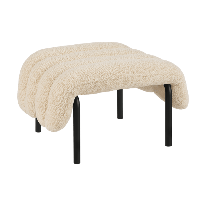 Puffy υποπόδιο 58x67 cm - Eggshell-black grey - Hem