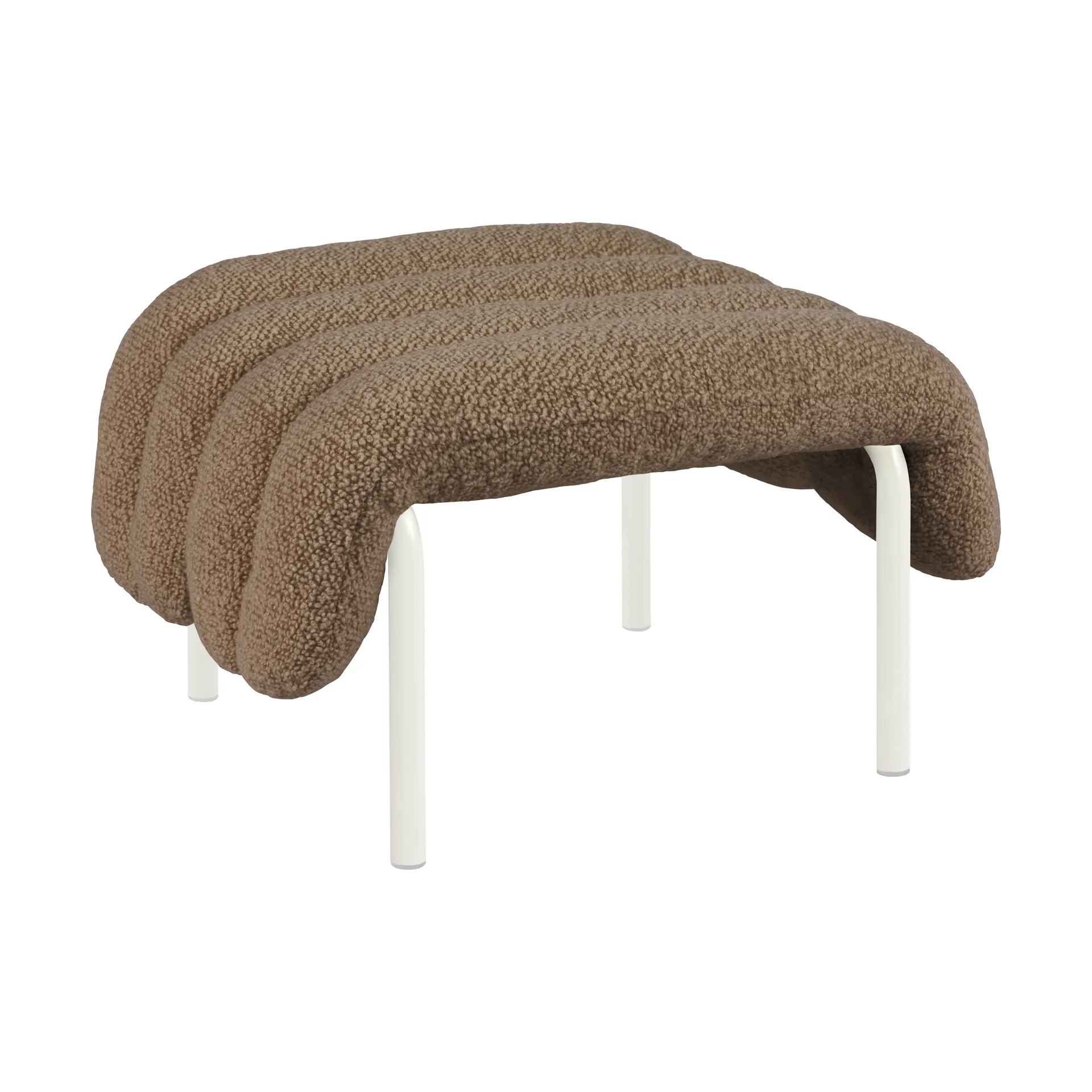 Puffy υποπόδιο 58x67 cm, Sawdust-cream Hem