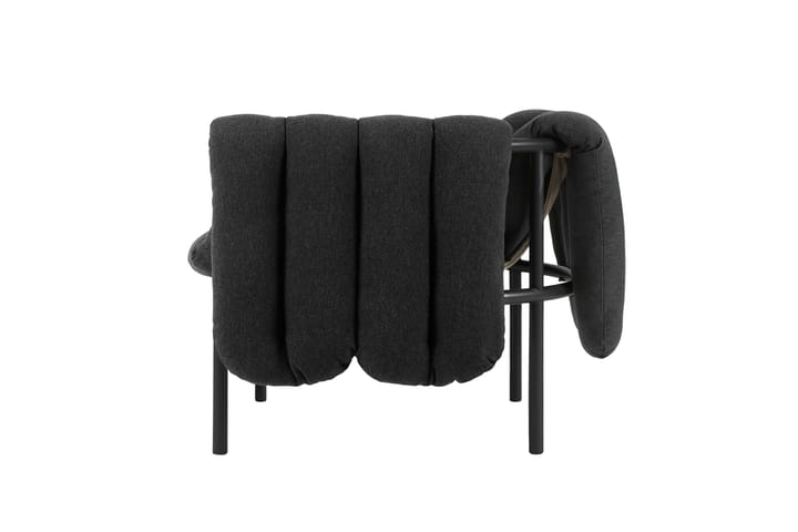 Puffy lounge πολυθρόνα, Anthracite-black grey Hem