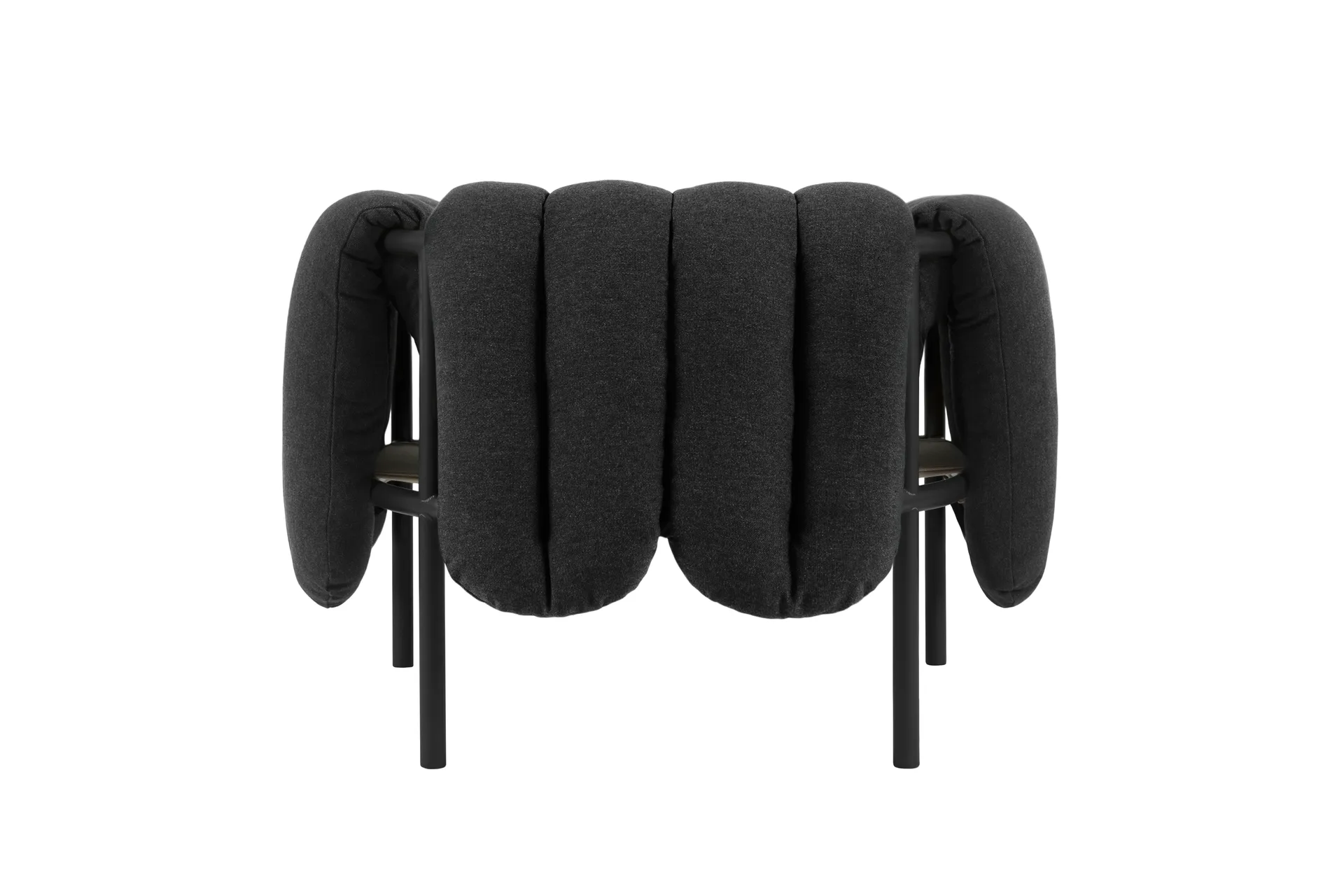 Puffy lounge πολυθρόνα, Anthracite-black grey Hem
