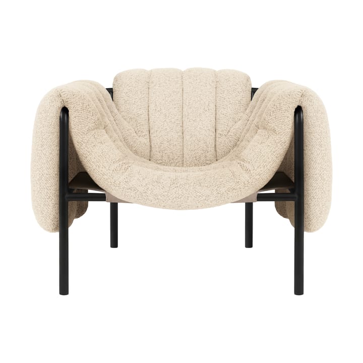 Puffy lounge πολυθρόνα - Eggshell-black grey - Hem
