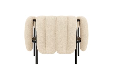 Puffy lounge πολυθρόνα - Eggshell-black grey - Hem