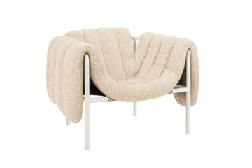 Puffy lounge πολυθρόνα - Eggshell-cream - Hem