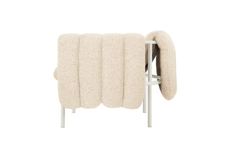 Puffy lounge πολυθρόνα, Eggshell-cream Hem
