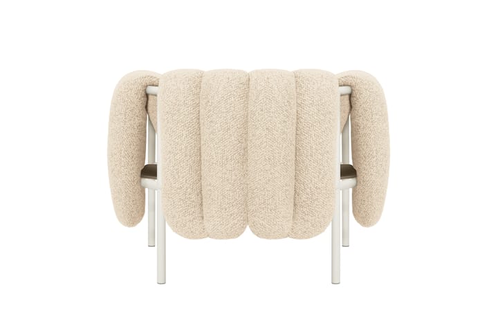 Puffy lounge πολυθρόνα, Eggshell-cream Hem