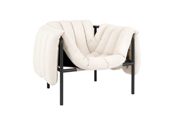 Puffy lounge πολυθρόνα - Natural-black grey - Hem