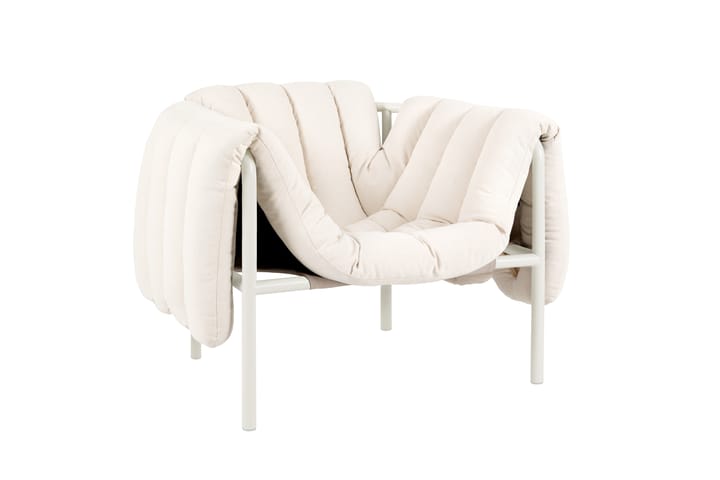 Puffy lounge πολυθρόνα, Natural-cream Hem