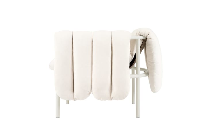 Puffy lounge πολυθρόνα, Natural-cream Hem