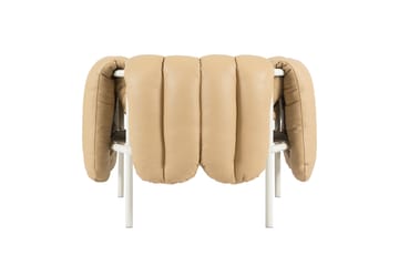 Puffy lounge πολυθρόνα - Sand leather-cream - Hem