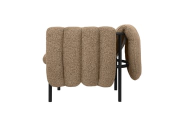 Puffy lounge πολυθρόνα - Sawdust-black grey - Hem