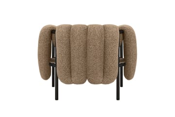 Puffy lounge πολυθρόνα - Sawdust-black grey - Hem