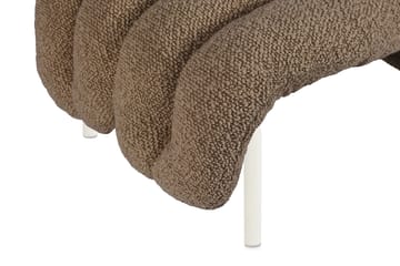 Puffy lounge πολυθρόνα + υποπόδιο - Sawdust-cream - Hem