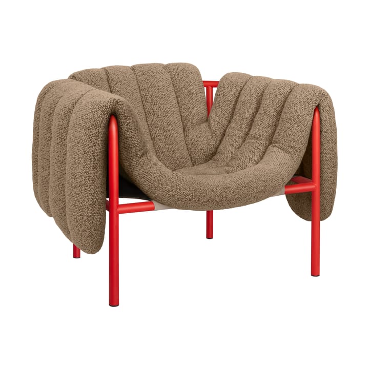 Puffy lounge πολυθρόνα - Sawdust-traffic red - Hem