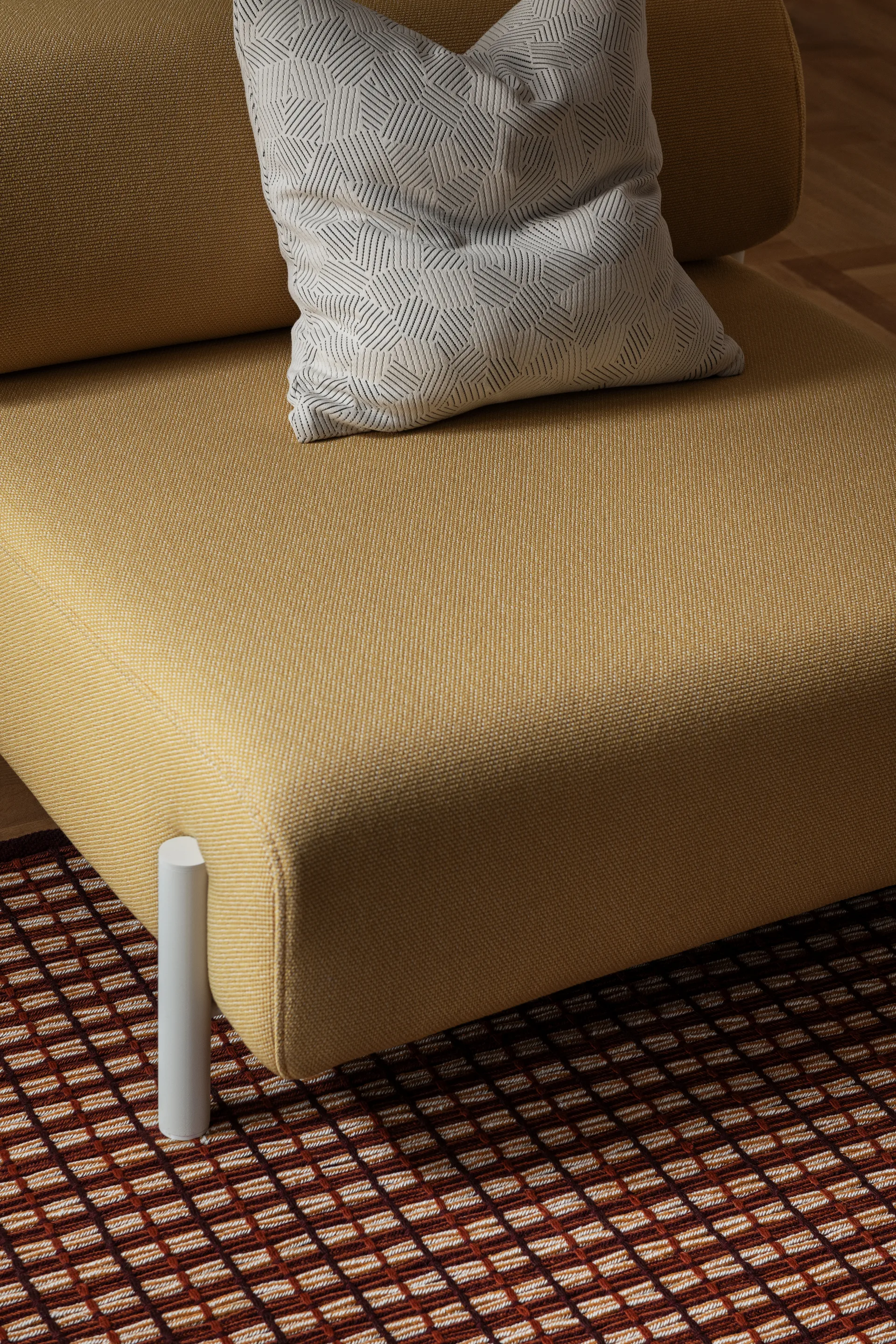 Rope χαλί Large 200x300 cm, Terracotta Hem