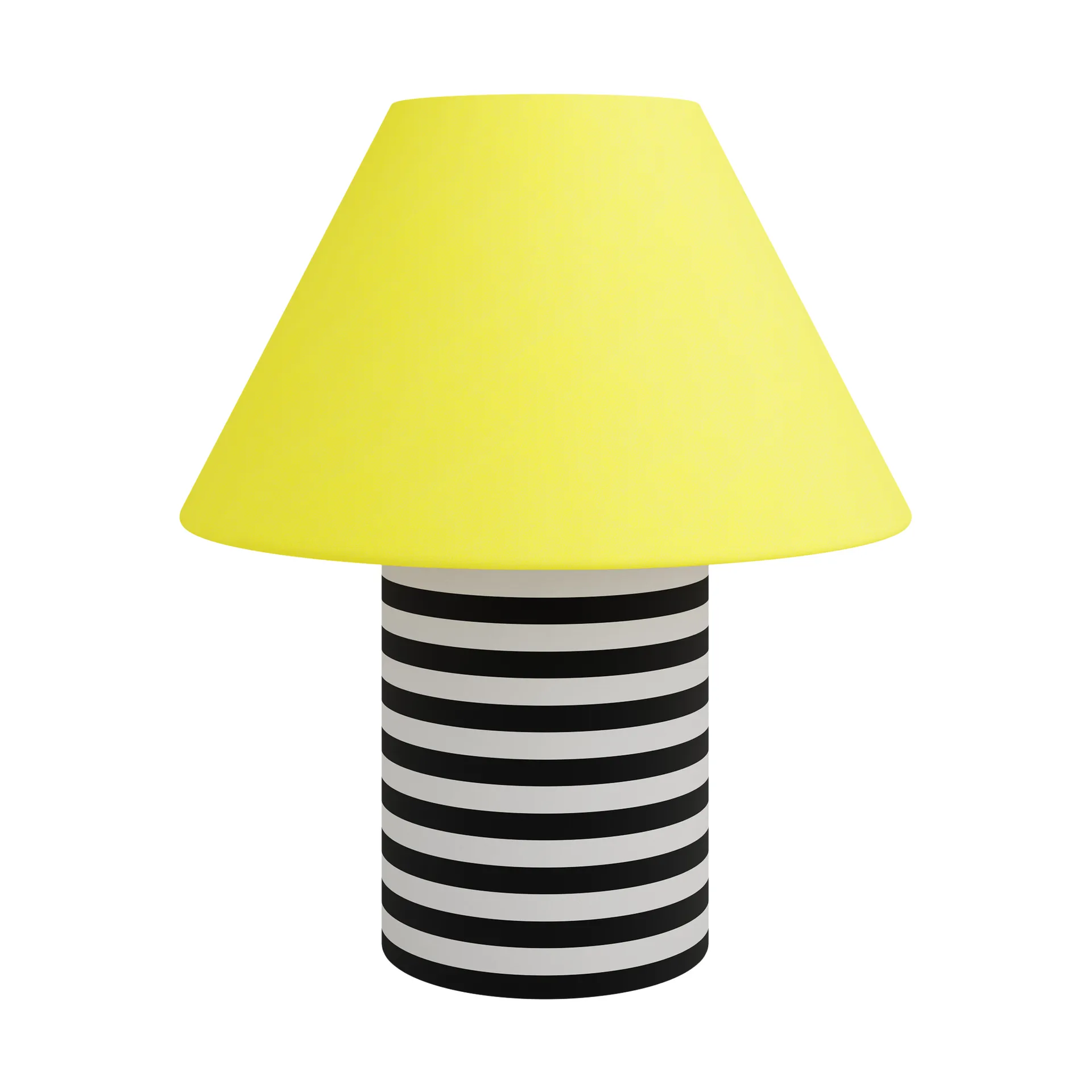 Toto επιτραπέζιο φωτιστικό Large 64 cm, Wax yellow-black & white stripes Hem