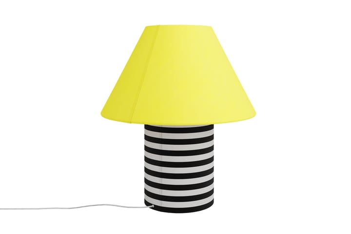 Toto επιτραπέζιο φωτιστικό Large 64 cm, Wax yellow-black & white stripes Hem