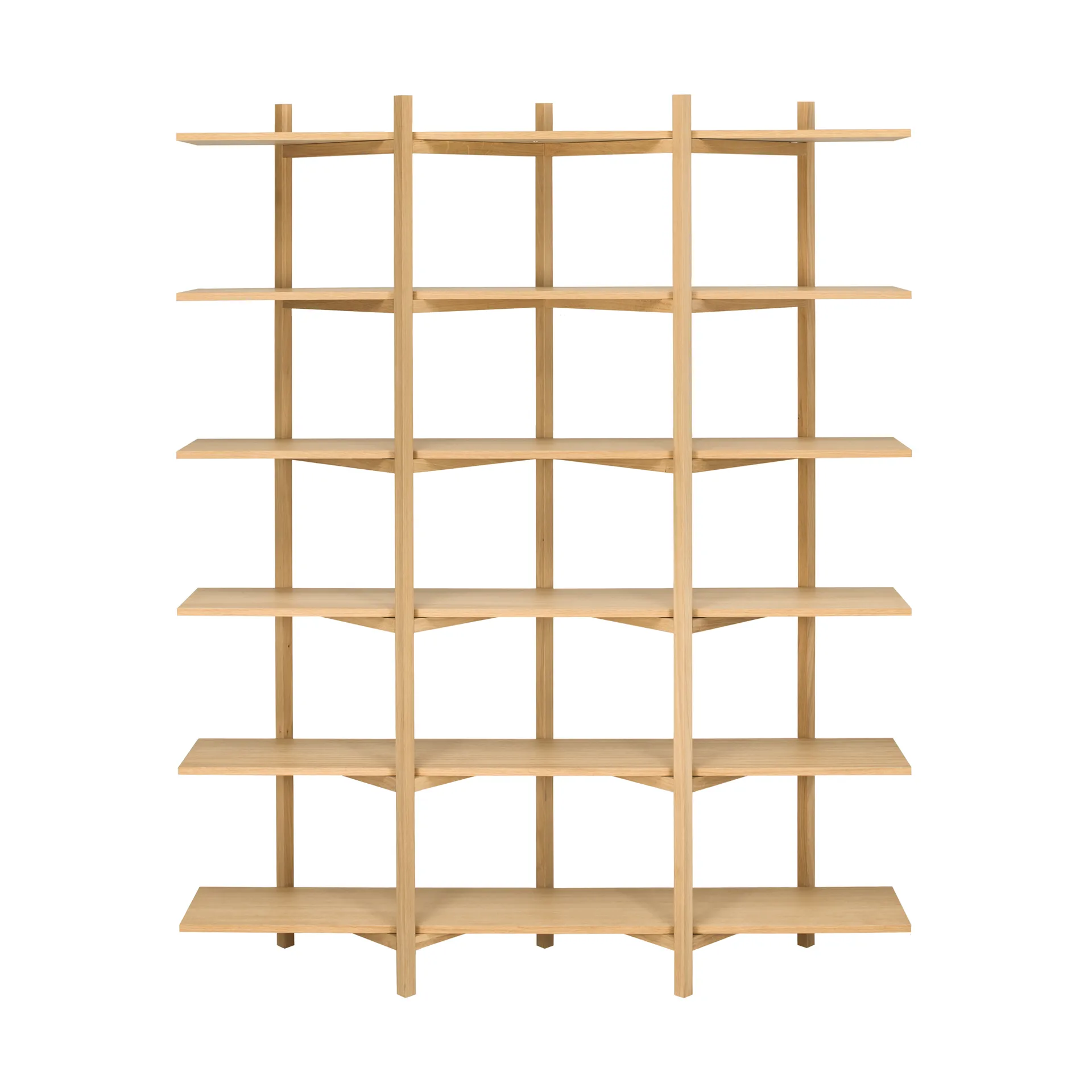 Zig Zag ράφι High 175x214 cm, Βελανιδιά Hem